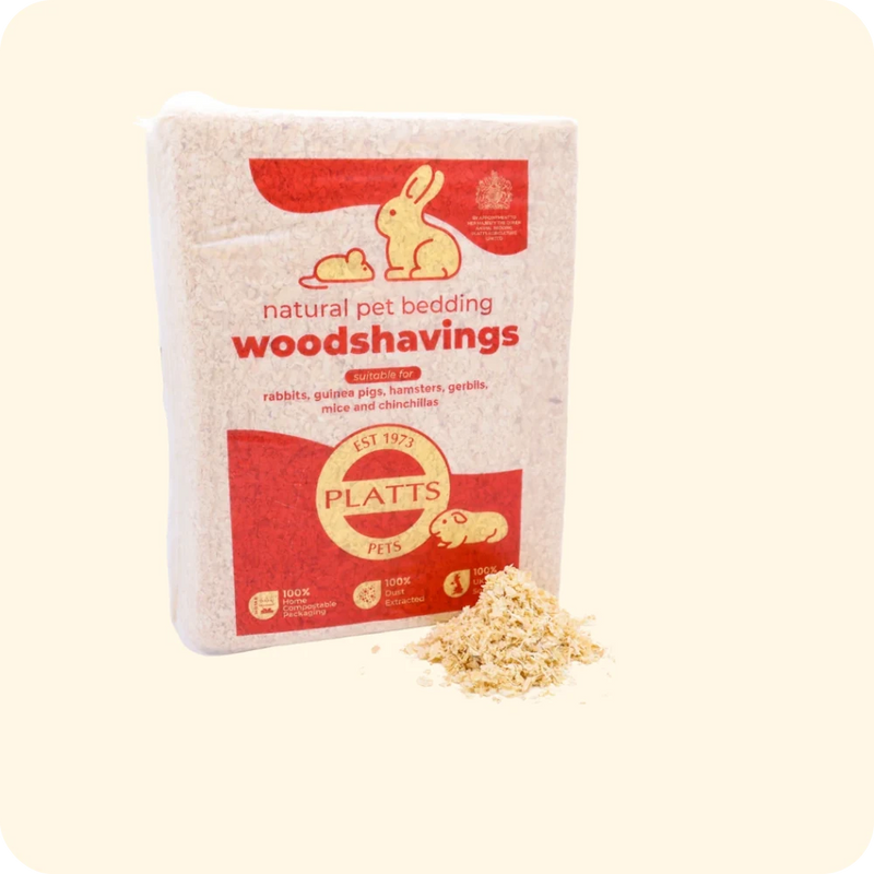 1 Platts Pets wood-shavings bales